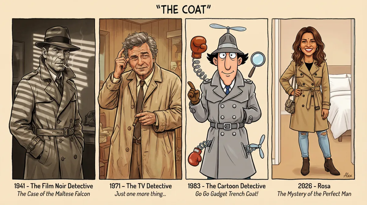Rosa the detective — comic strip